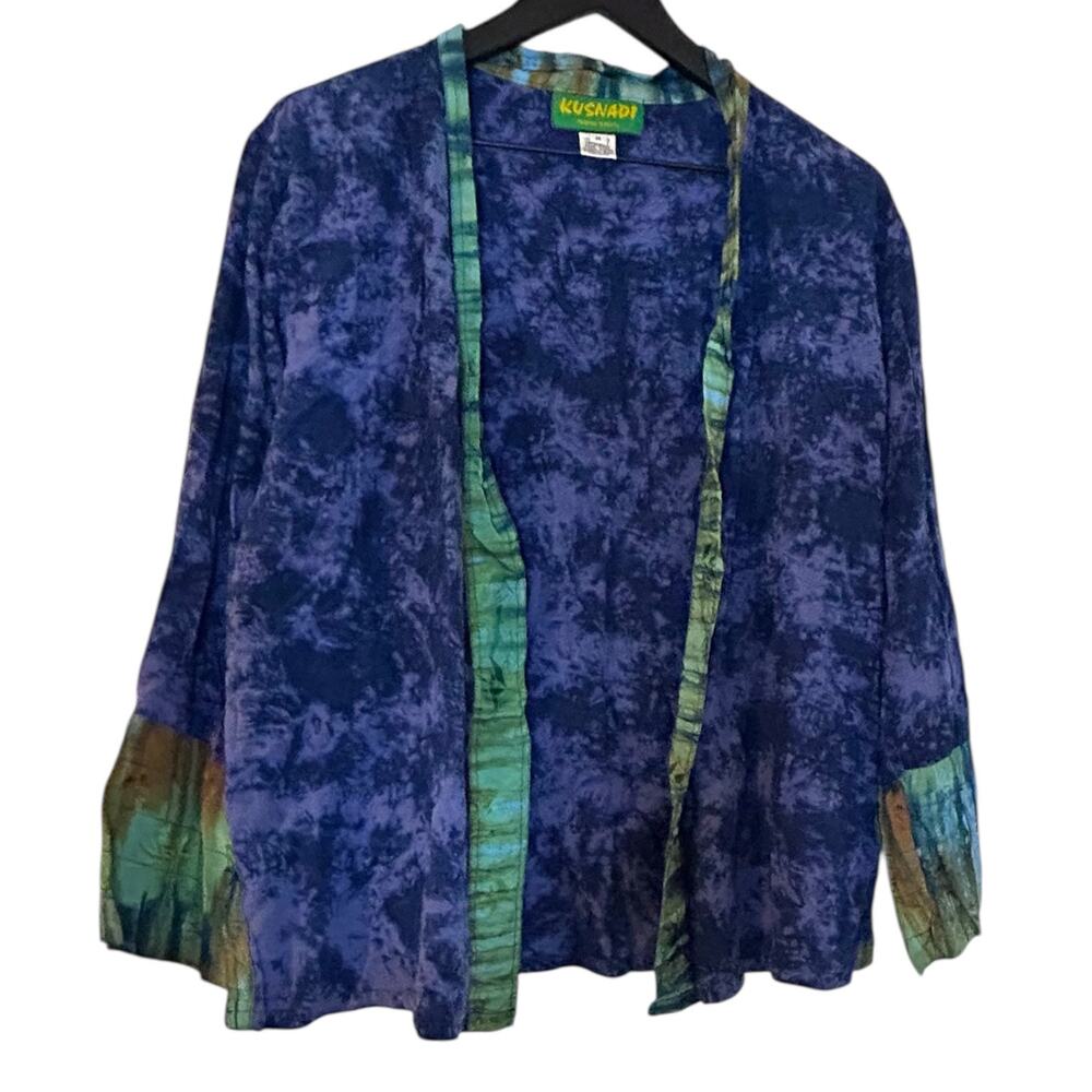 Lagenlook Art to Wear  Kusnadi New York  Vintage Kimono Medium